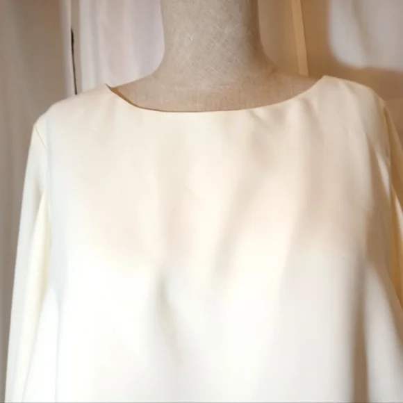 Chico's Blouse, Women, Ivory, Sleeves Butterfly Sleeves,Layers, 1 Chico/ M. USA - Picture 5 of 10